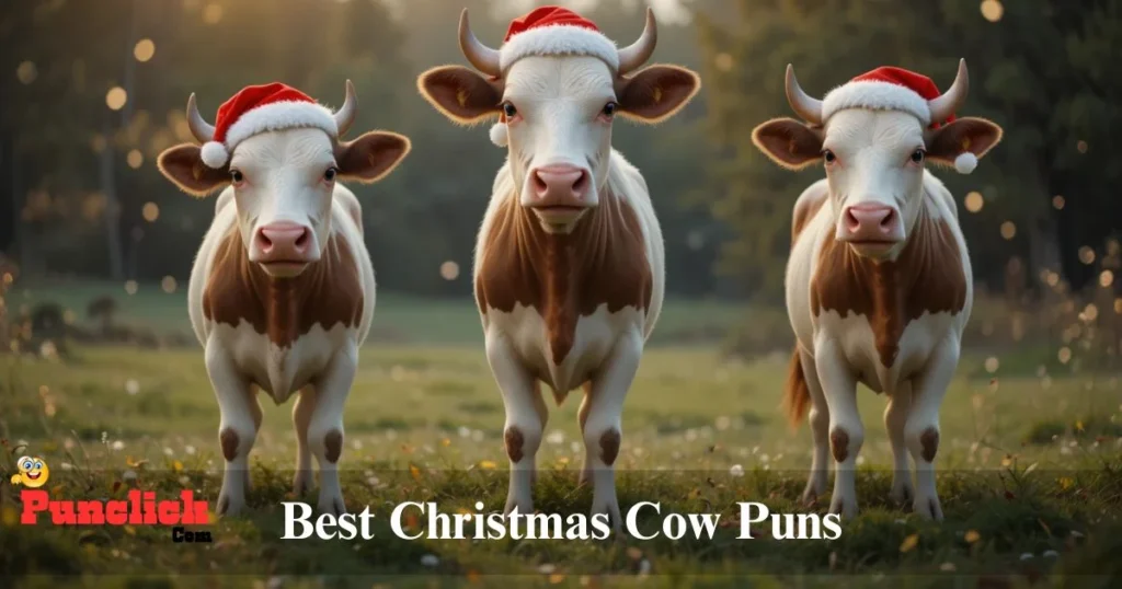 Best Christmas Cow Puns