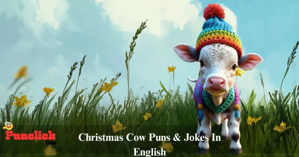 Christmas Cow Puns And Jokes In English