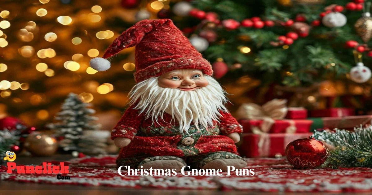 Christmas Gnome Pun