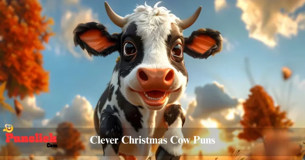 Clever Christmas Cow Puns