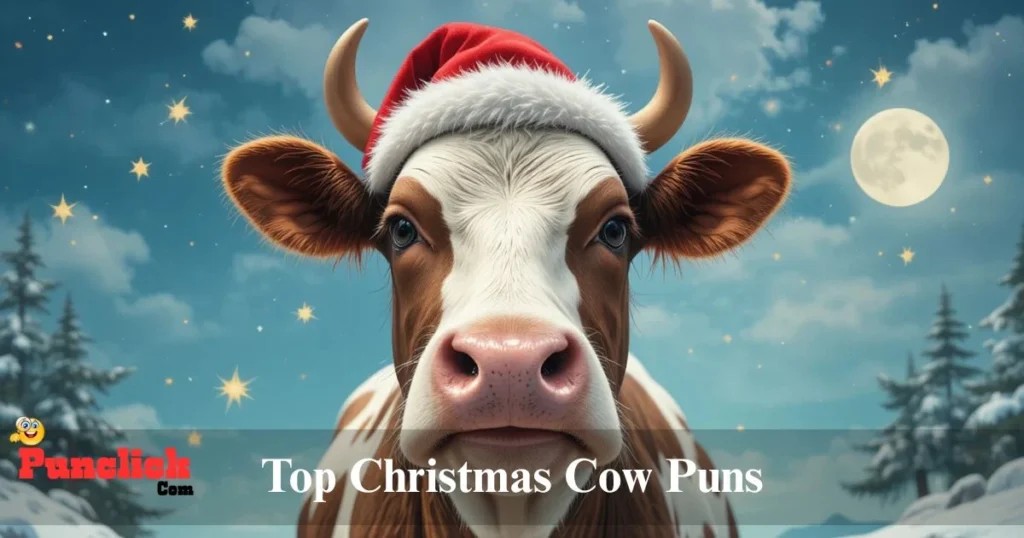 Top Christmas Cow Puns