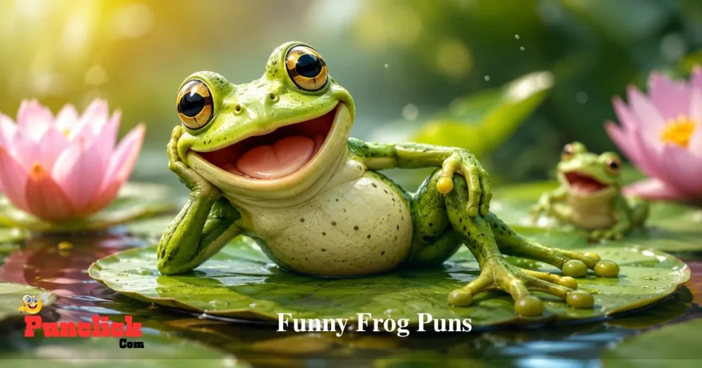 Funny Frog Puns